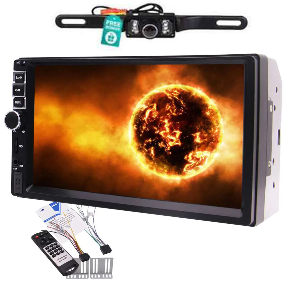 7 дюймовый автомобильный MP5 в колоде головное устройство тире стерео двойной 2din