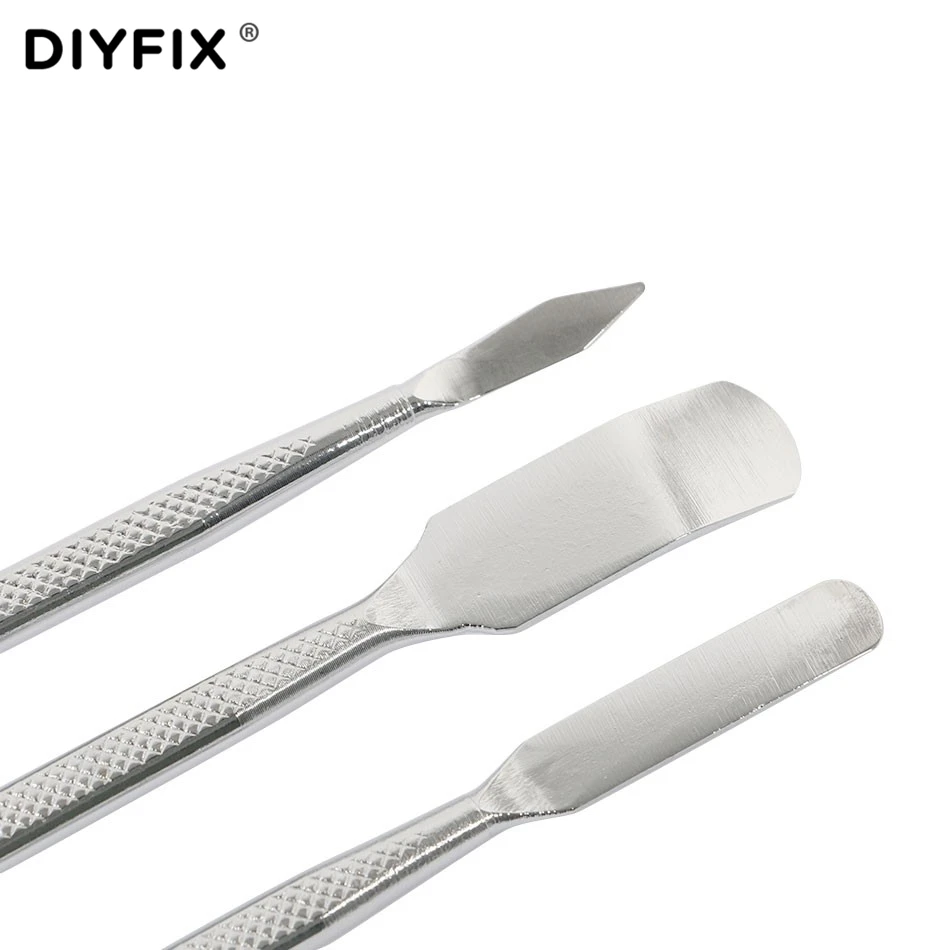 DIYFIX 3 в 1 металлический Spudger Набор для iPhone iPad iPod ноутбука бренд prying Opening инструмент для ремонта мобильных телефонов набор ручных инструментов наборы