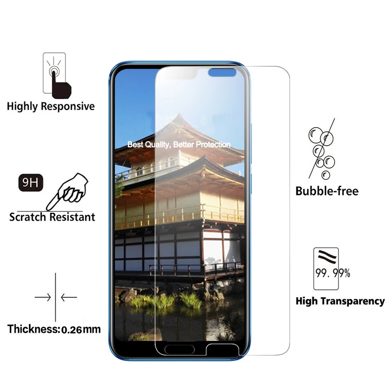 Высококачественное Закаленное стекло для Huawei P20 Lite PRO защита экрана 9H 2.5D защитная