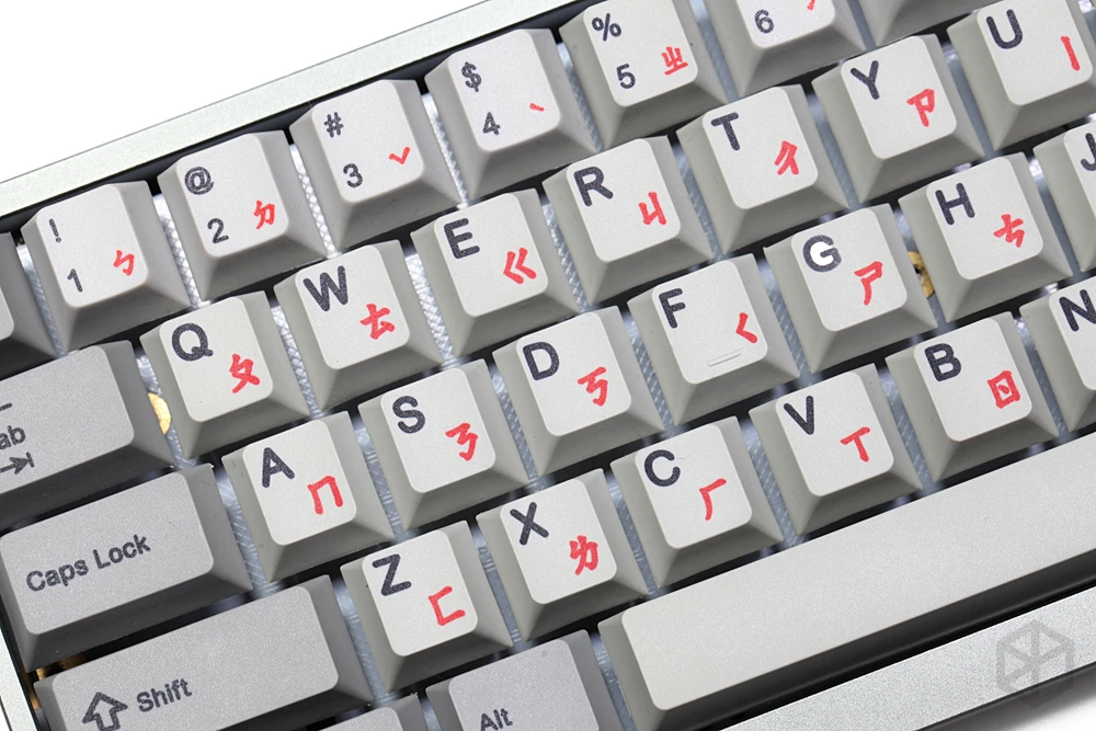 139 Тайвань pinyin Bopomofo черный красный вишневый профиль краситель Sub Keycap PBT для gh60 xd60