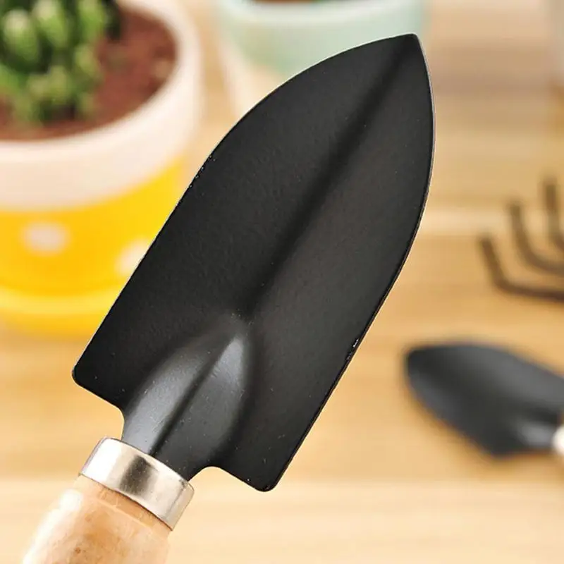 3PCS/Set Mini Garden Shovels Claw Tool with Wooden Handles DIY Garden Hand Tools for Limited Areas Flower Pots Dropshipping