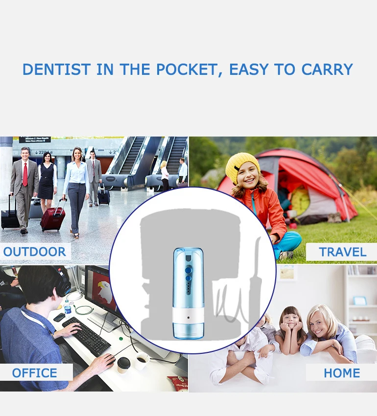 Destone toocare T2 Ирригатор для полости рта Irrigador Стоматологический Ирригатор Уход за полостью рта струйный ирригатор воды Палочки для чистки зубов Портативный