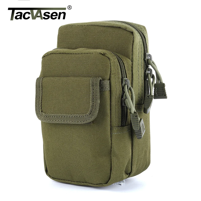 TACVASEN Военная тактика Сумка Molle чехол ремень Повседневная петля поясная сумка чехол для телефона для смартфона камуфляжная поясная сумка SZLM-019