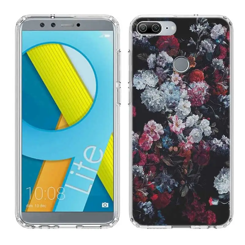 Cute 3D Emboss Flower Soft TPU Print Hull Case For Huawei Honor 8X MAX 8 9 10 lite 7 7X 6X V9 Play V20 Frosted Fundas Cover |