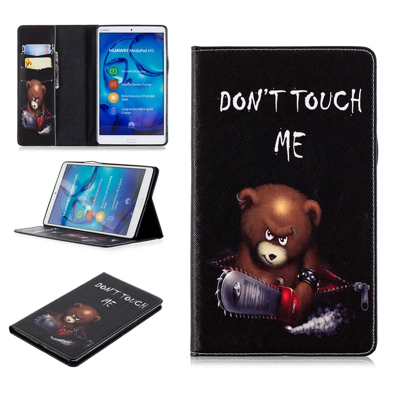 Чехол для планшета Huawei MediaPad M5 8 4 дюйма модный окрашенный флип чехол из