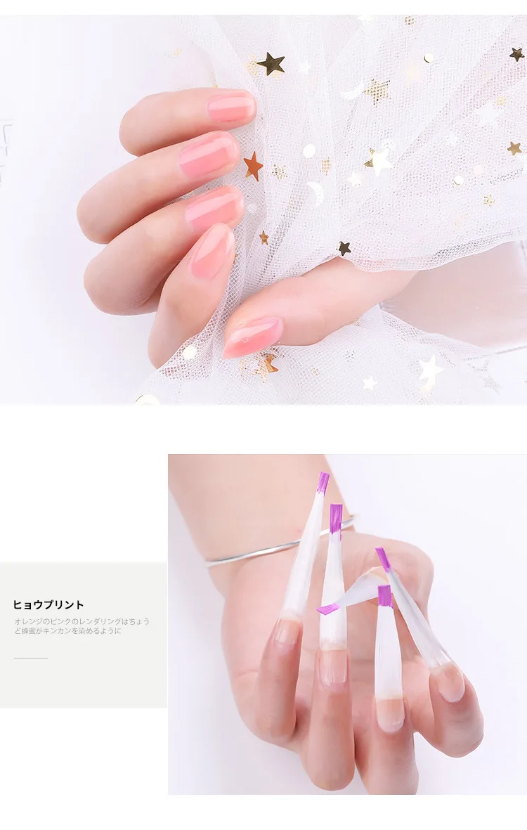 10Pcs Nail Art Fiberglass for UV Gel DIY Nails White Acrylic Extension Tips With Scraper Spa Tool | Красота и здоровье