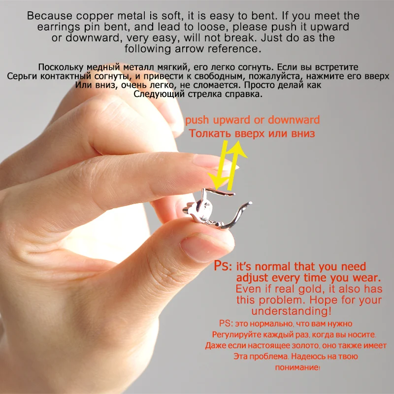 Женские серьги гвоздики из меди и золота с фианитом|colorful stud earings|stud earringsstud earrings for