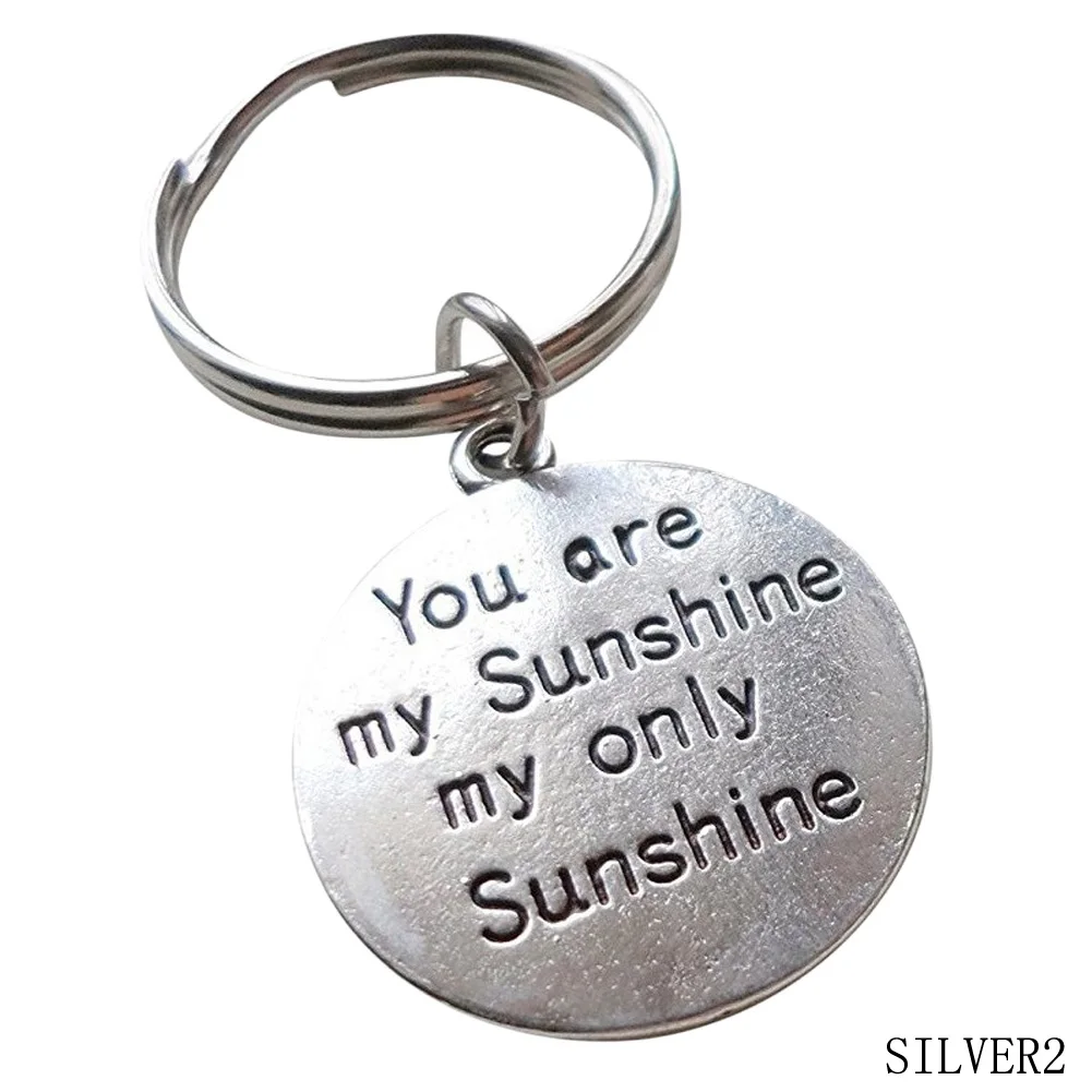 Брелок с надписью You're My Sunshin Love Heart 1 шт. брелок для мужчин и женщин | Украшения