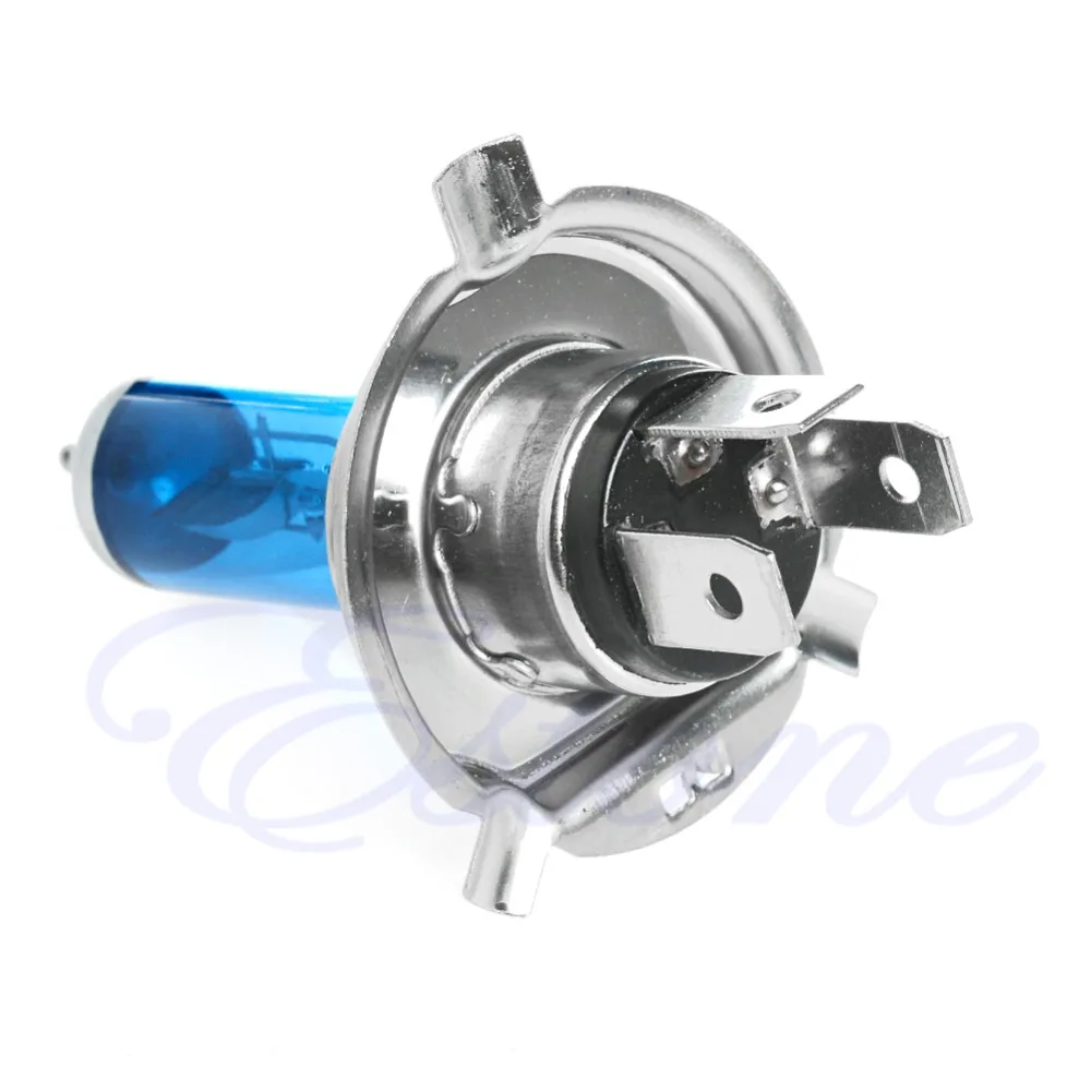 2 шт H4 100 Вт светильник яркий белый автомобиль фары лампы 12 В 5000 К галогенная лампа