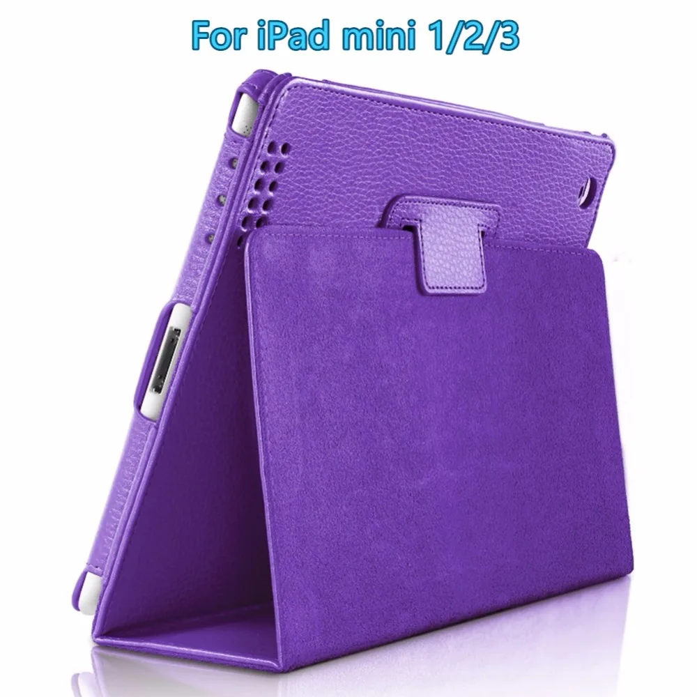 Чехол-книжка для iPad mini 1/2/3 из искусственной кожи с функцией автоматического