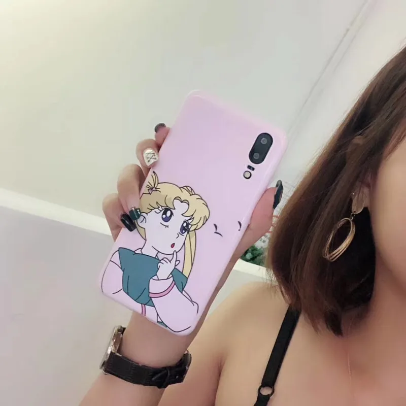 Япония Корейская кавайная морская Луна мягкий чехол для телефона iphone 6 6s 7 8 plus X XR XS