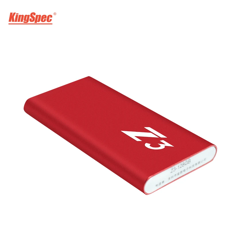 Kingspec красный Мини ssd Внешний тип-c USB 3 1 64 ГБ 128 256 512 ТБ портативный жесткий диск для