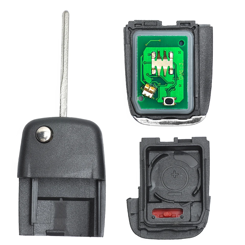 Keyecu Replacement Flip Remote Key Fob 4 Button 315 / 433MHz ID46 for Pontiac G8 2008 2009 FCC ID: OUC6000083 | Автомобили и