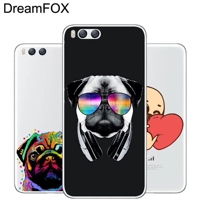 DREAMFOX L415 Бог усталости мопс собака кошка Мягкий ТПУ силиконовый чехол для Xiaomi Mi Note