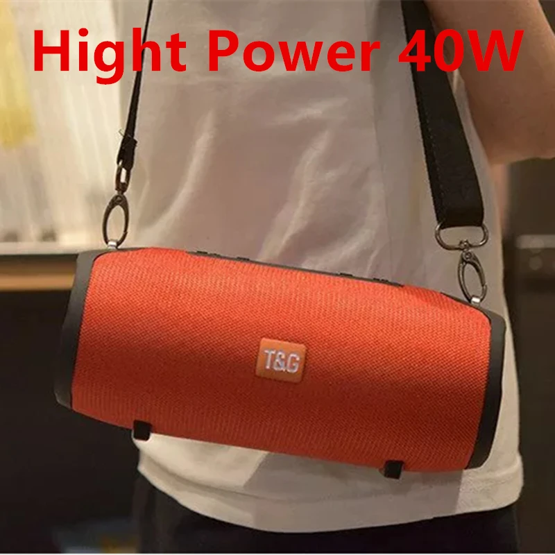 40 Вт Высокая мощность беспроводной Bluetooth динамик открытый портативный колонка с