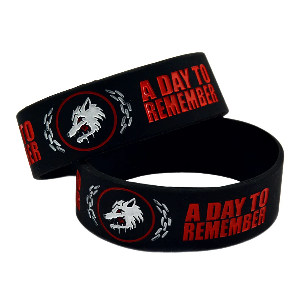 1 шт. A Day To Remember силиконовый браслет ширина дюйм широкий для концерта|Браслеты с