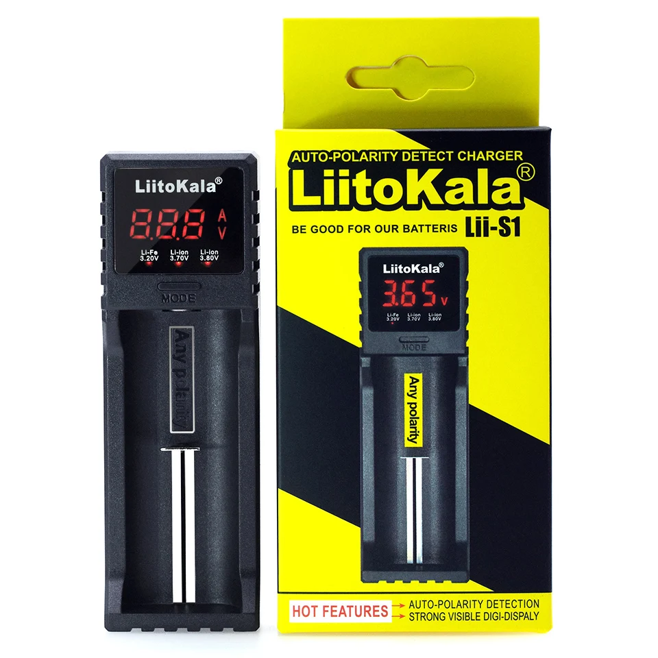 

Liitokala lii-400 Lii-S1 Lii-500 Lii 300 Lii-PD4 LCD Battery Charger Charging 18650 26650 18500 3.7V lithium battery NiMH