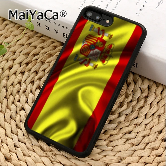 MaiYaCa испанский машущий флаг чехол для телефона iPhone 5 6s 7 8 plus 11 12 Pro X XR XS Max Samsung galaxy S7