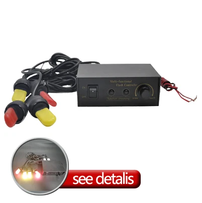 Стробоскоп HID ксенон RGB полицейский DRL дневные ходовые огни сигнальная лампа фара