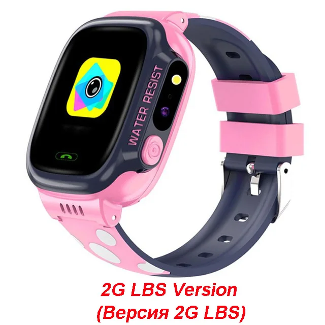 K9 2G LBS Pink Детские умные часы, 4G, gps, Wi-Fi, отслеживание видеозвонок, водонепроницаемые, SOS, голосовой чат, детские часы, уход за ребенком, мальчик, девочка, умные часы - Цвет: K9 2G LBS Pink
