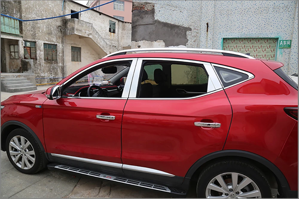 AITWATT для MG ZS нержавеющая сталь Центральная колонна Боковая дверь корпус крышка подоконника планки автомобиля аксессуары 16 шт
