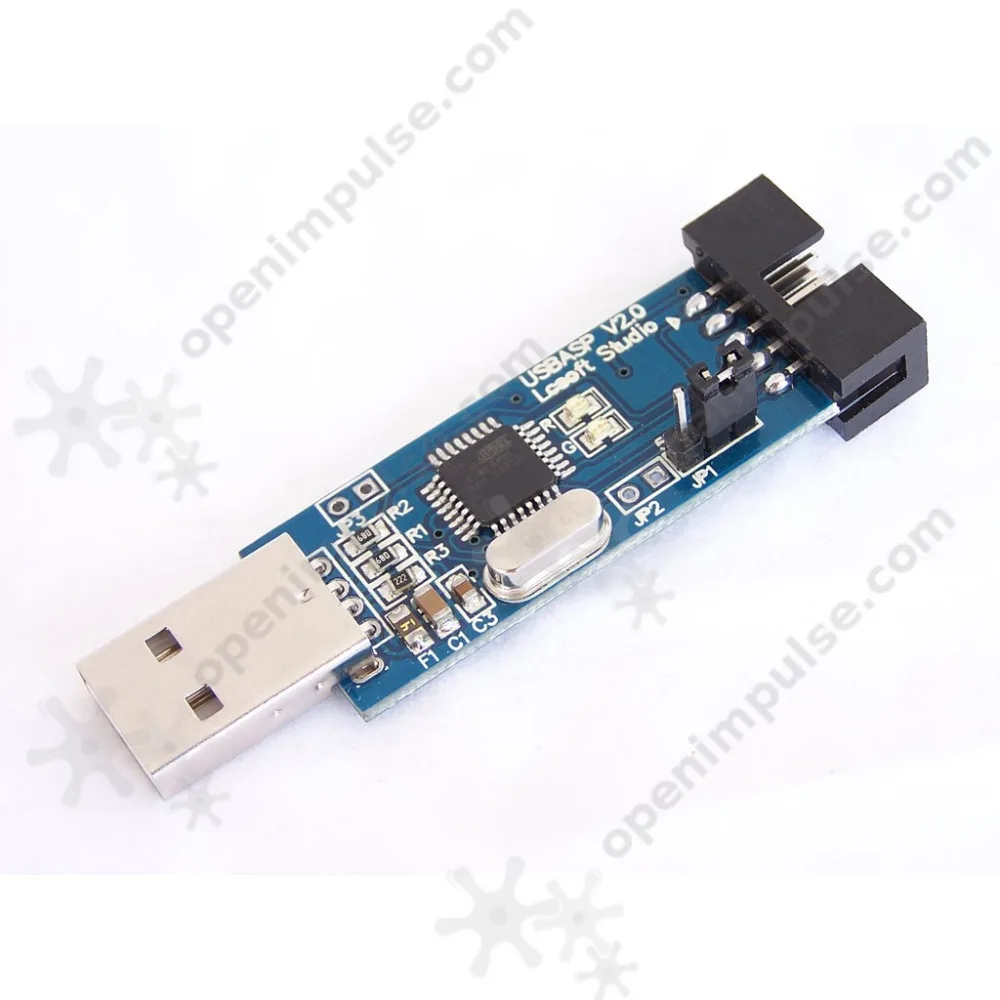 USBASP-AVR ISP программатор (синий) | Игрушки и хобби