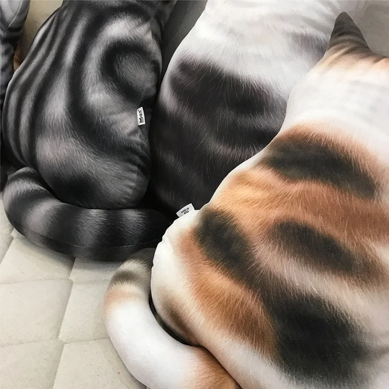 Подушки в форме кота подушки с тенью диванная подушка для кошки украшение дома