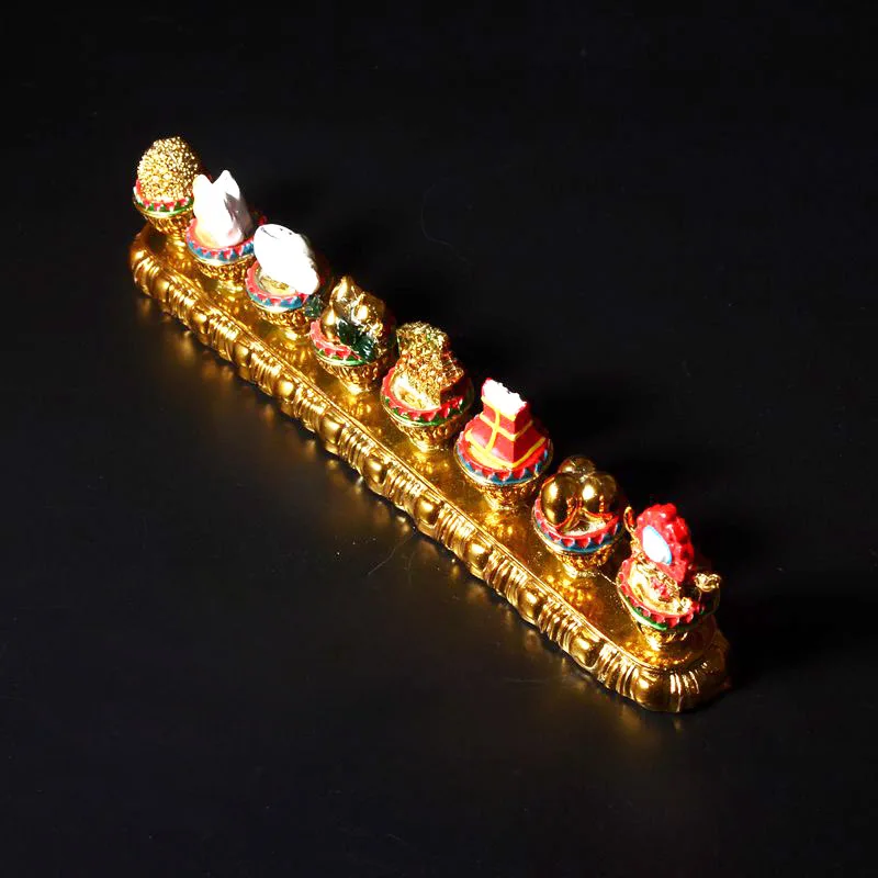 Специфический Lucky восемь сокровище тибетская тантрическая буддистский ритуал