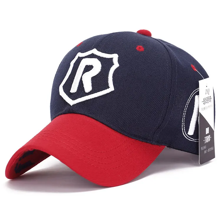 Hip Hop Running Man Letter R shield Baseball Caps Gorras Casquette Women men snapback hats | Аксессуары для одежды