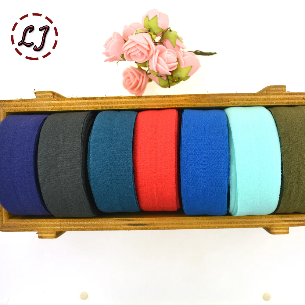 Высококачественная 1 дюймовая (25 мм) лента для волос складывающаяся эластичная