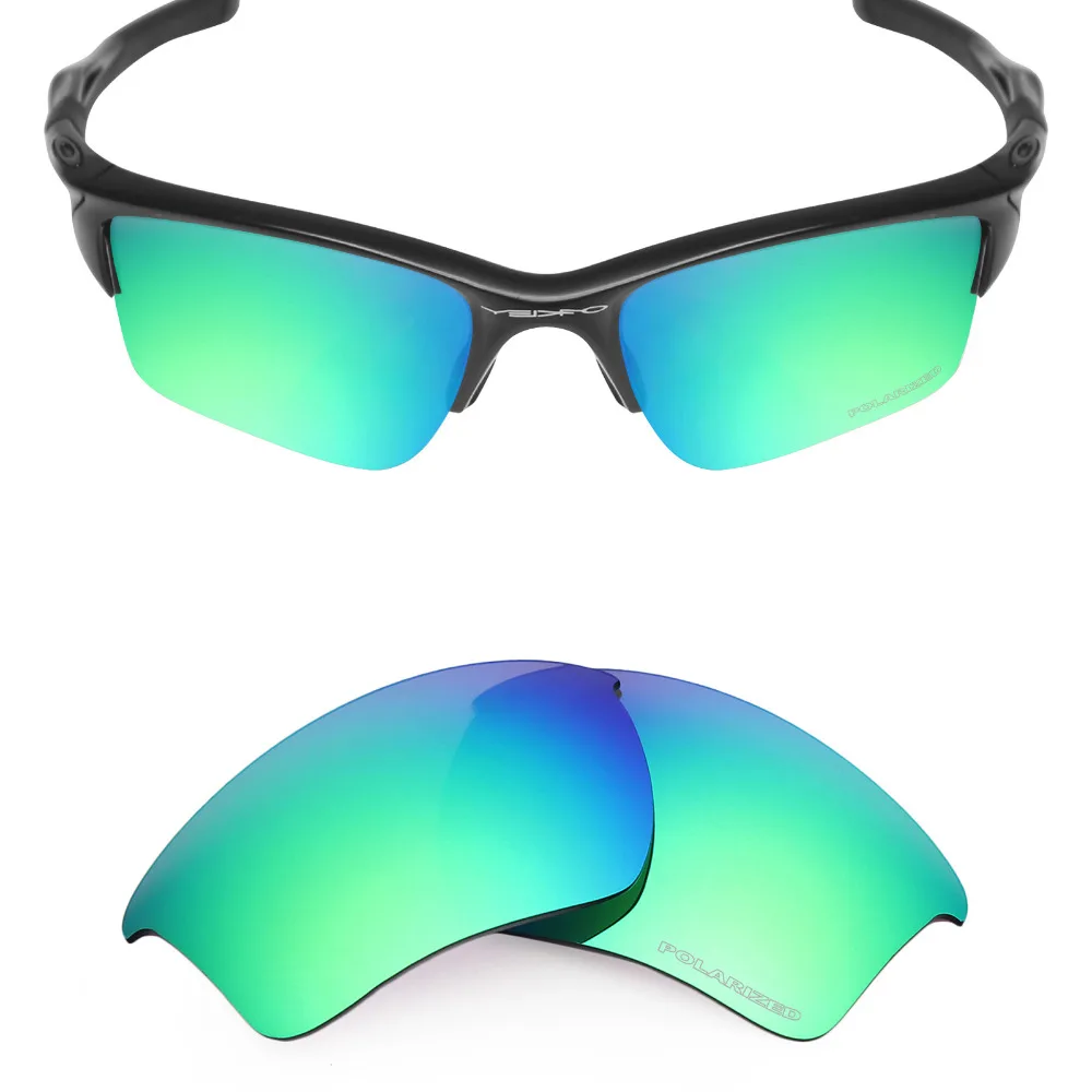 

SNARK POLARIZED Resist SeaWater Replacement Lenses for Oakley Half Jacket 2.0 XL Sunglasses Emerald Green