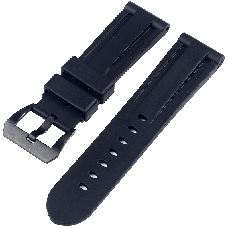 Ремешок силиконовый для мужских часов Panerai резиновый спортивный