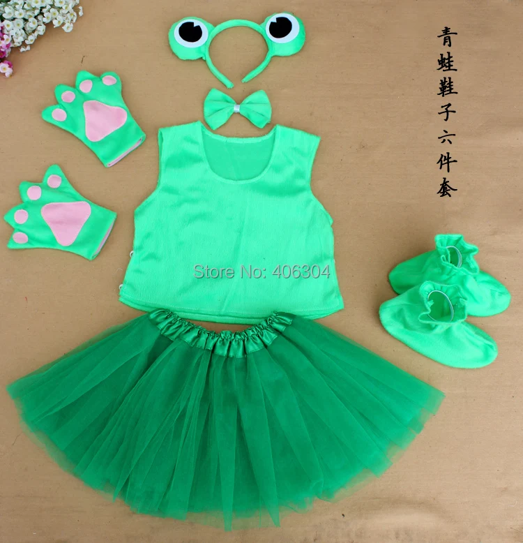 Детский костюм животного для косплея повязка на голову жилет юбка перчатки|fox