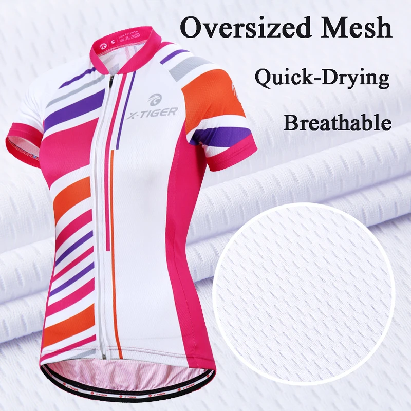Велосипедная майка женская X-Tiger дышащая для езды на горном велосипеде | Спорт и
