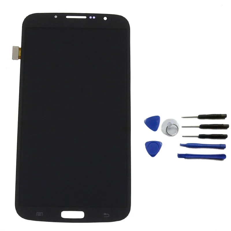 Для Samsung Galaxy Mega 6 3 i9200 i9205 ЖК дисплей сенсорный экран Стекло сборки + Клей