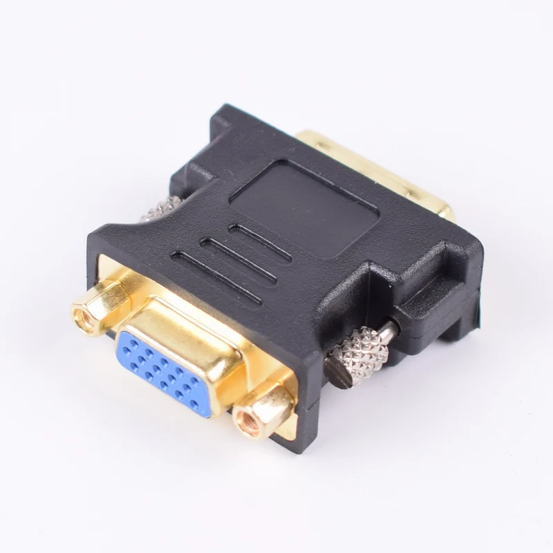 С DVI на VGA адаптер конвертер HDMI 24 + 5 Мужской вставной для HDTV ЖК дисплей пк компьютер