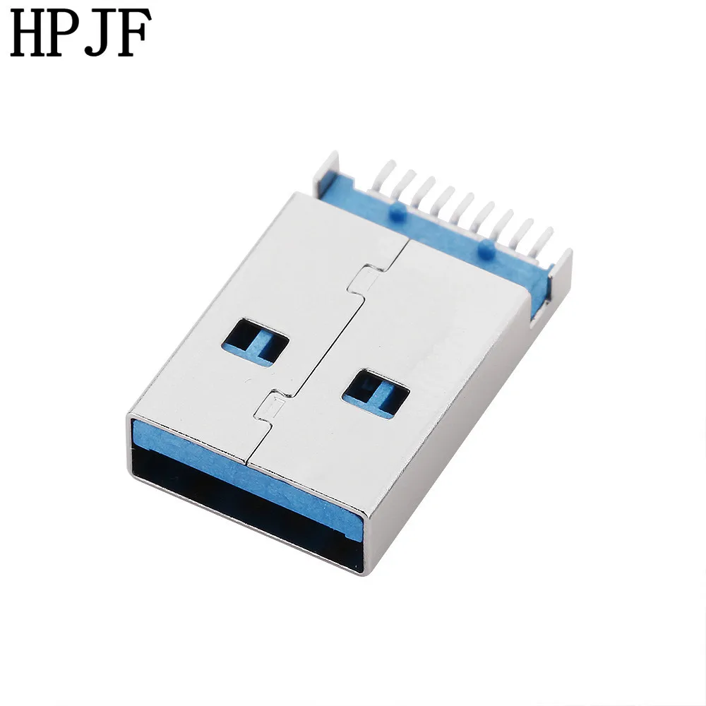 5 шт./лот USB 3 0 Тип A входящий штекер 9 контактный разъем SMT SMD 2 Pin DIP монтаж печатных