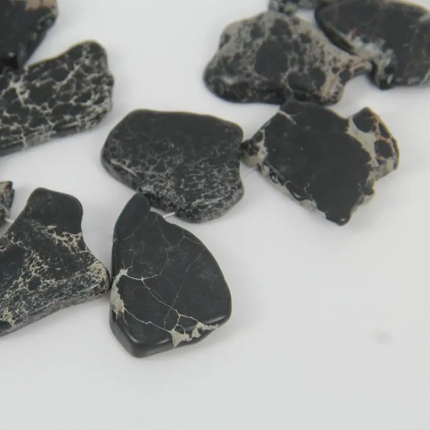 Цепочка с подвеской из натурального камня императора 15 5 дюйма|stone flat|flat beadsbeads pendant
