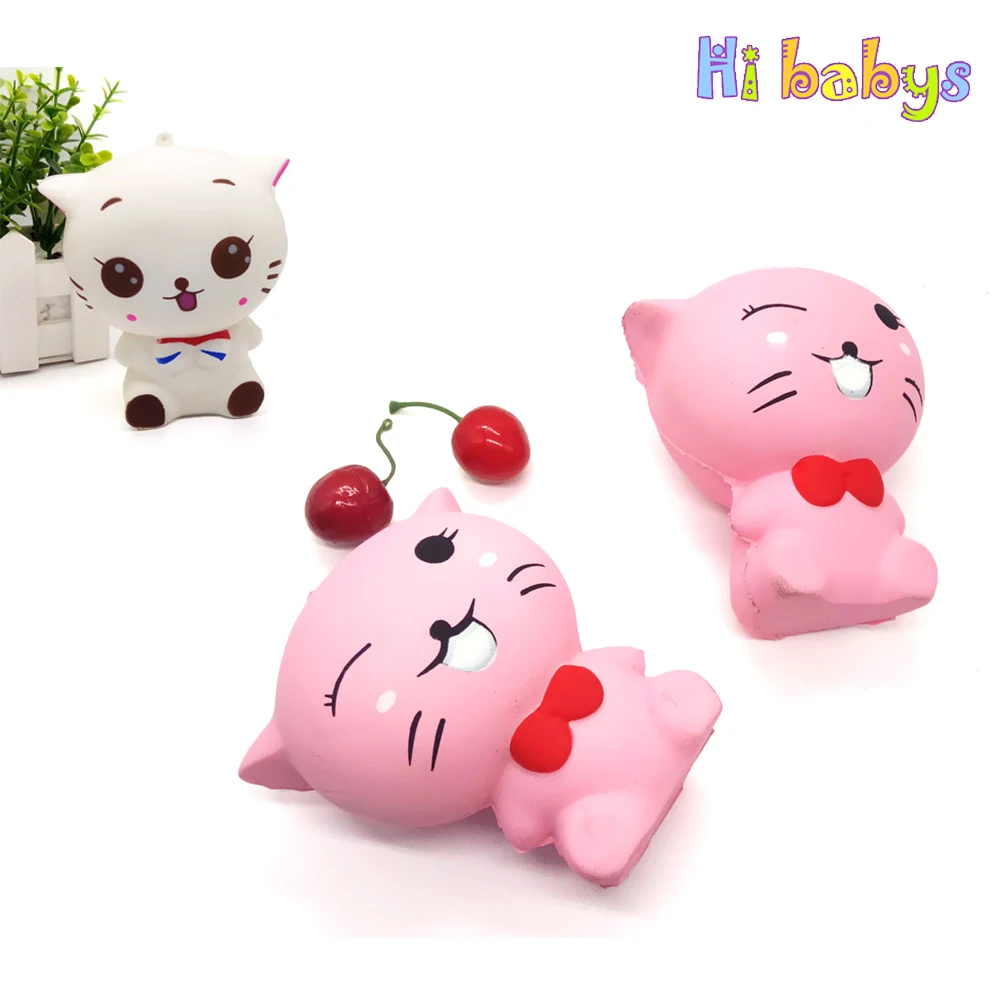 Антистрессовые кальмары игрушка Jumbo мягкое кошечка сглаживающая мухообразная