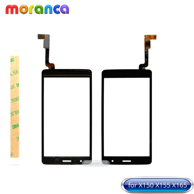5,0 ''экран для LG L Bello II X150 X165 X163 X155 сенсорный экран дигитайзер линза датчика на переднем стекле панель черный белый+ 3M лента