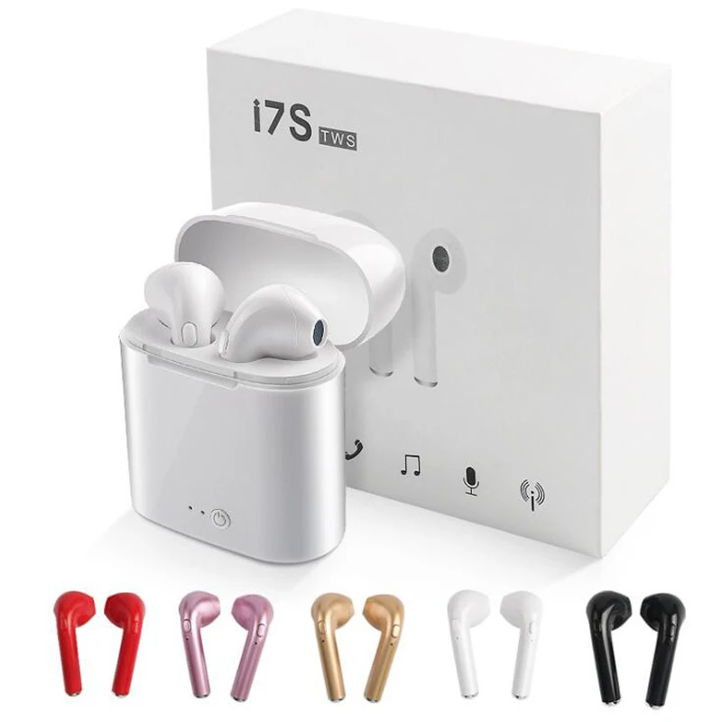 I7S TWS Bluetooth беспроводные наушники Близнецы беспроводные бинауральные говорящие наушники с зарядным устройством стерео наушники против i9s i12 i14 i16 i20