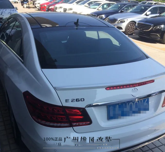 Спойлер для benz E class w207 c207 2-дверный купе ABS Материал спойлер багажника крыло E250 E200