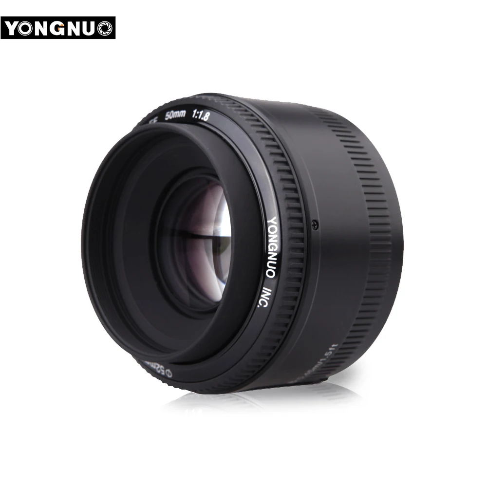 Объектив YONGNUO YN 50 мм f1.8 с автофокусом для камер Canon EOS 60D 70D 5D2 5D3 600d объектив EF f/1 8