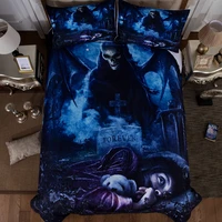 hd nightmare bedding set skull customized duvet cover sets twin full queen king bedclothes