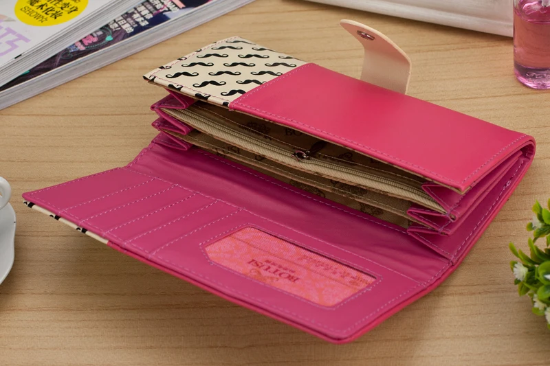 Новое поступление Женский брендовый кожаный клатч кошельки дизайнерский