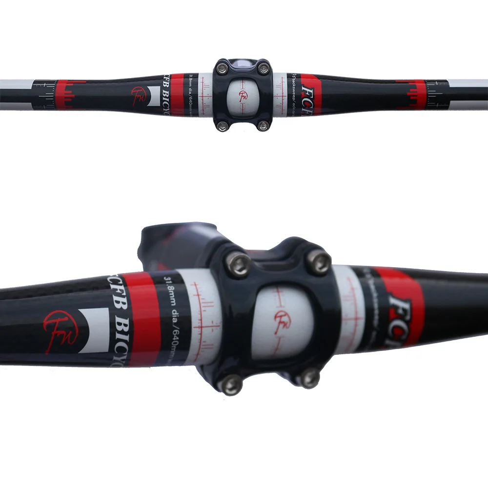 FCFB FW полностью углеродное волокно велосипедный Руль Горный велосипед MTB 31 8*720 мм
