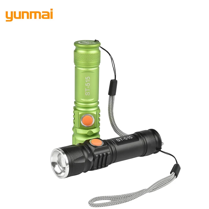 Перезаряжаемый USB фонарик yunmai с регулируемым лучом переносной стробоскоп