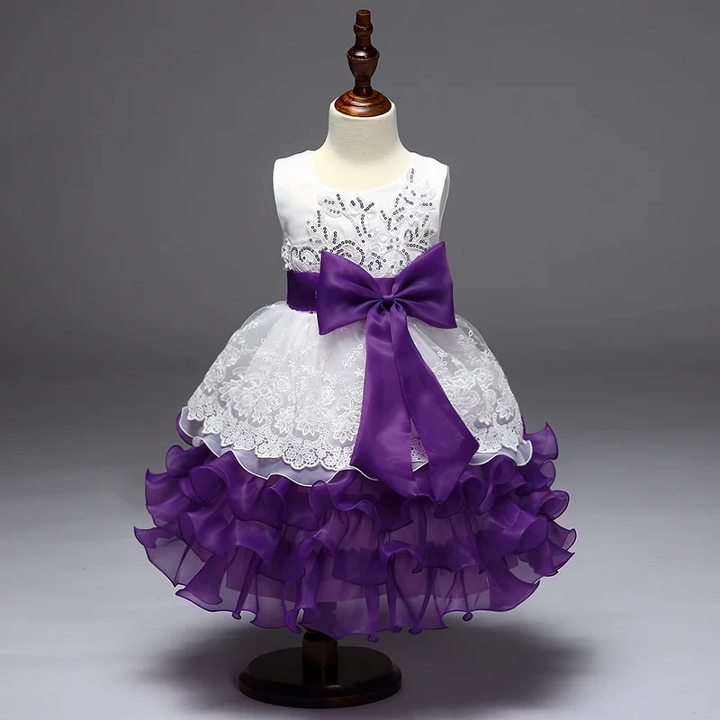 Новинка Лето 2017 г. платья для девочек держащих букет невесты на свадьбе нарядное