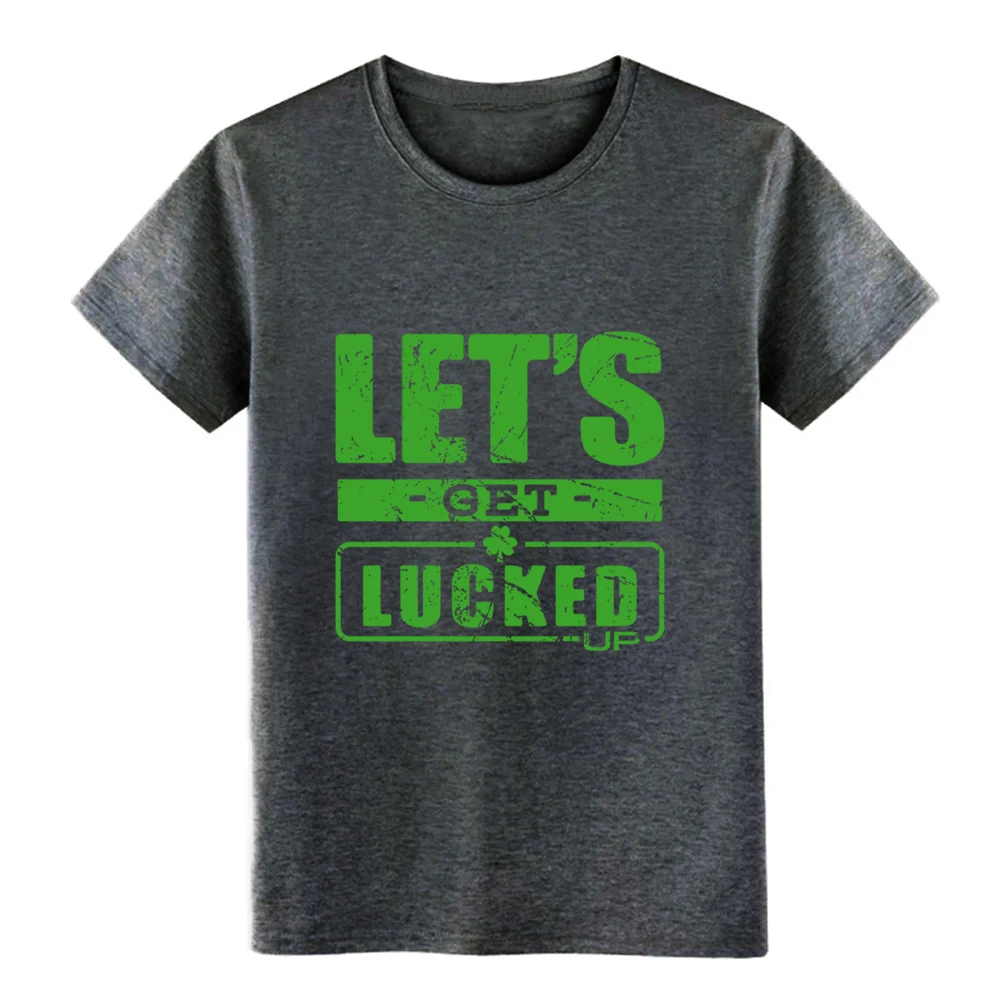 Lets Get Lucked Up/футболка на День Святого Патрика Футболка с принтом Базовая