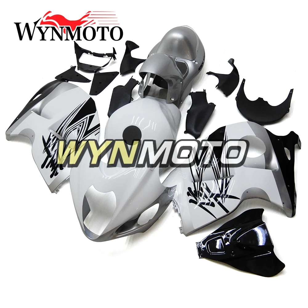 

Полностью из АБС-пластика наборы обтекателей для Suzuki GSXR1300 Hayabusa 2008-2016 08 09 10 11 12 13 14 15 16 Cowlings Боди белый серебристый